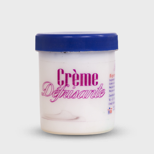 Crème défrisante pour cheveux